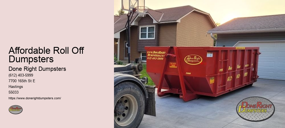 Large Dumpster Rental Cost