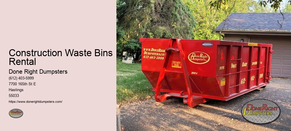 Construction Waste Bins Rental