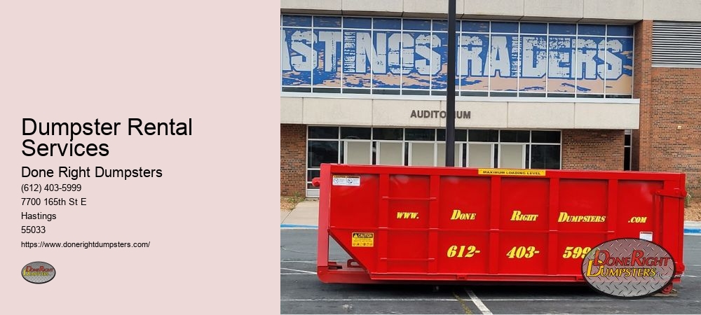 Dumpster Rental Services