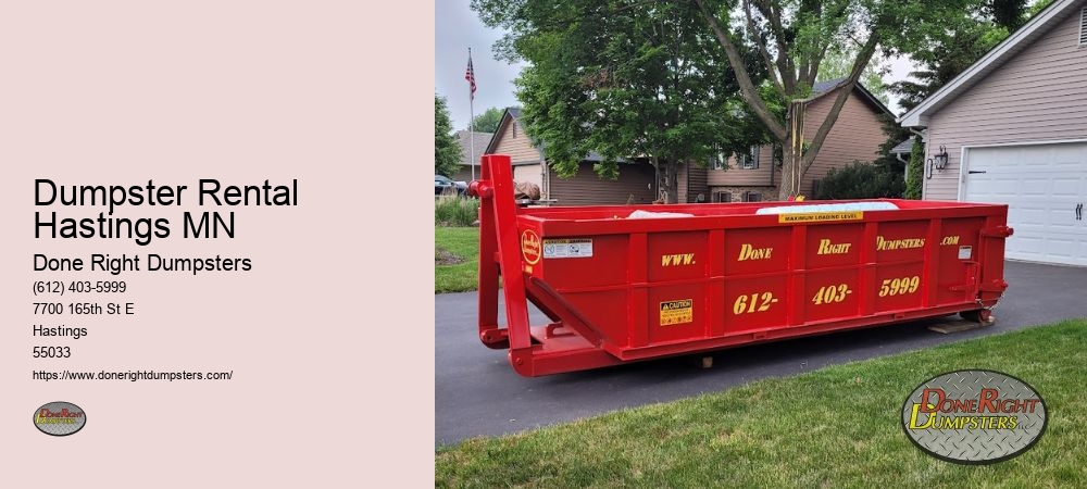 Residential Friendly Dumpsters