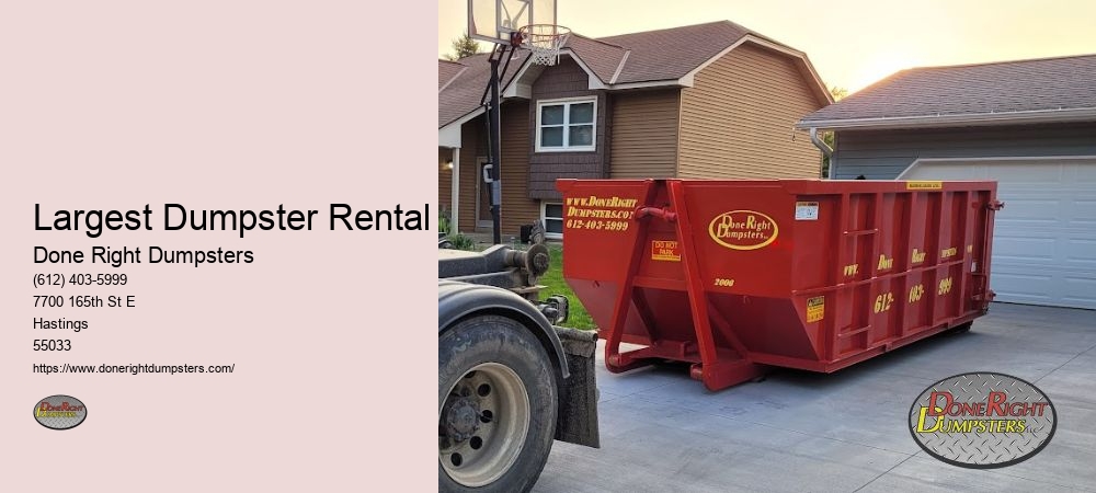 Hastings MN Dumpster Services