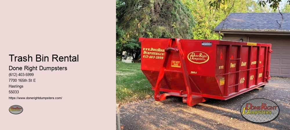 Trash Bin Rental